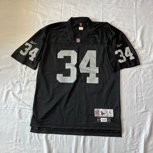 Bo Jackson Raiders NFL Reebok Throwback Jersey